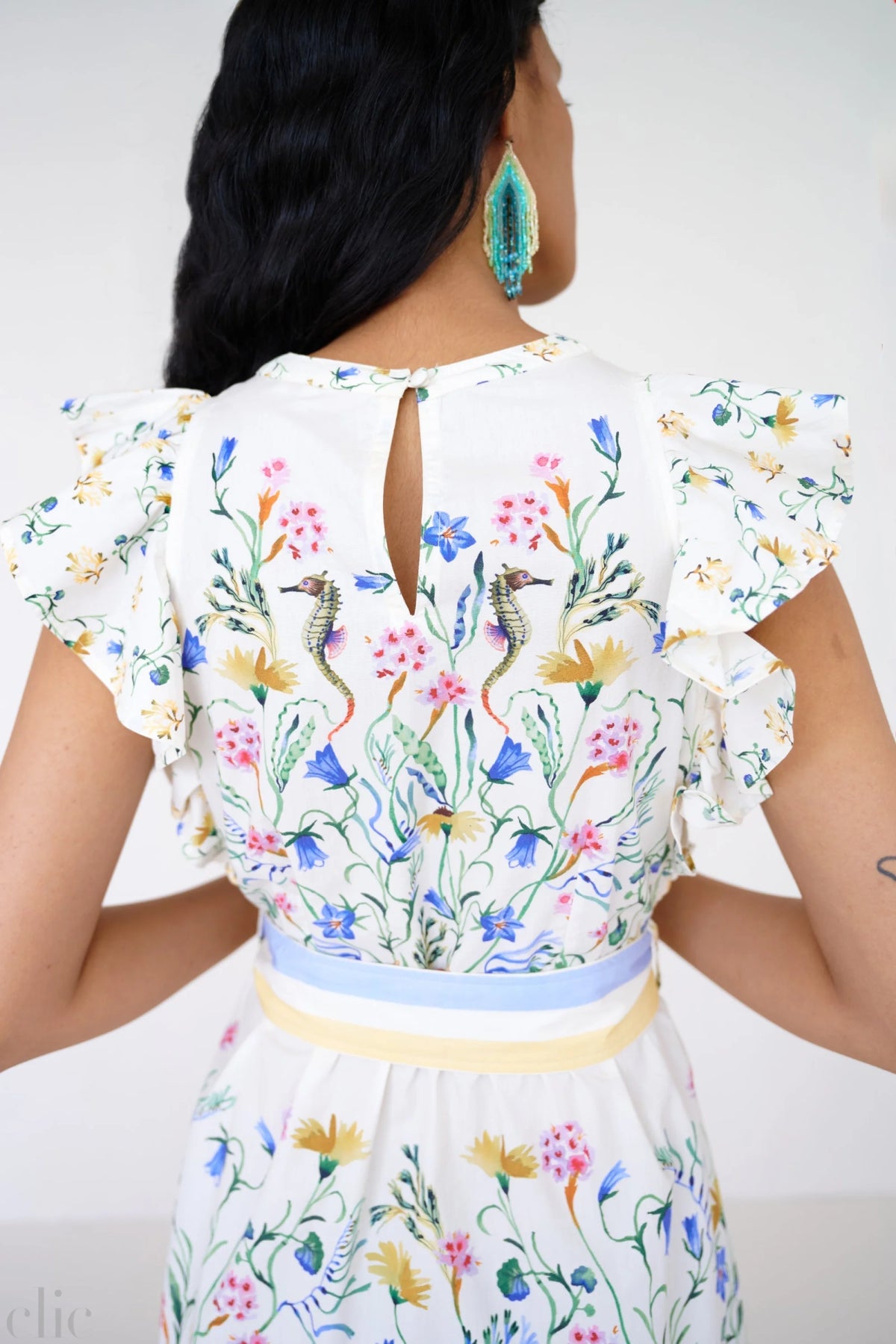 Bulbul Dress in Grotto, from Banjanan
