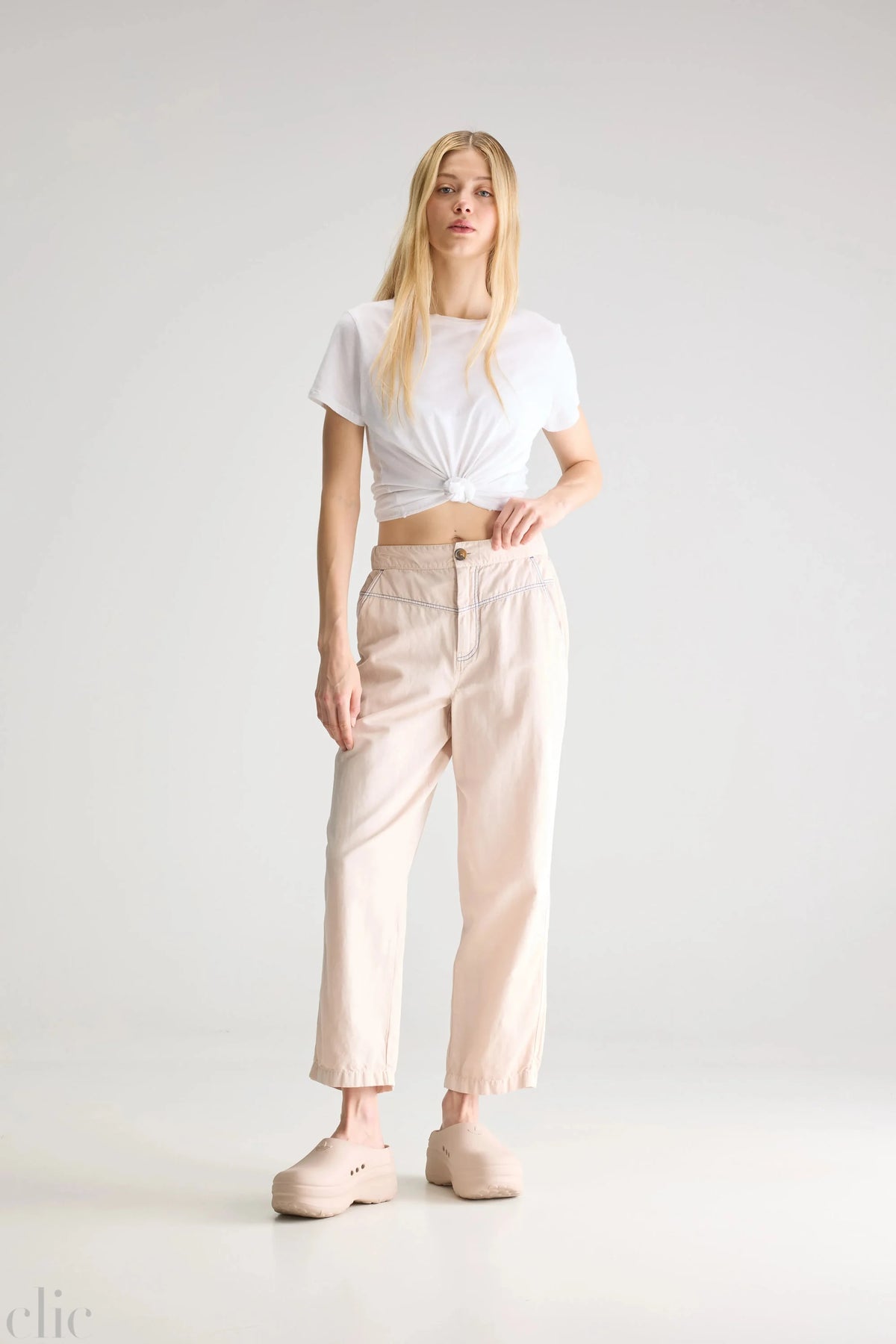 Walker Pants in Moon, from Bellerose