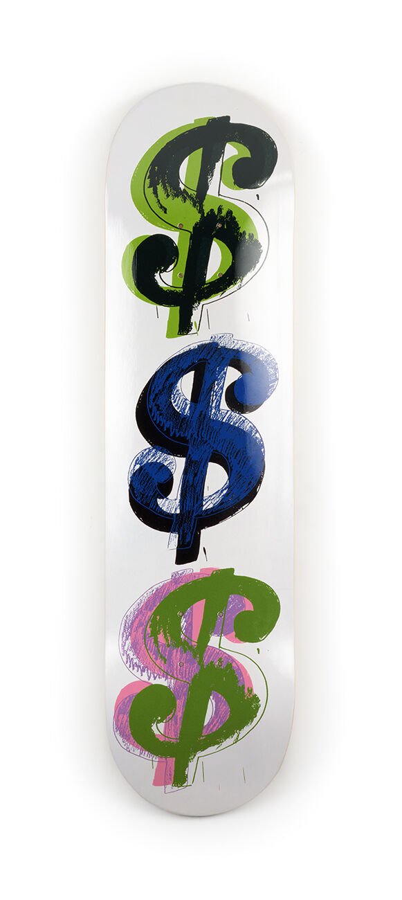 Andy Warhol Dollar Sign Solo B 1982, from The Skateroom