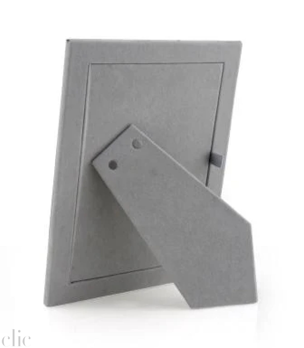 Enamel Curve Frame in Black and Silver