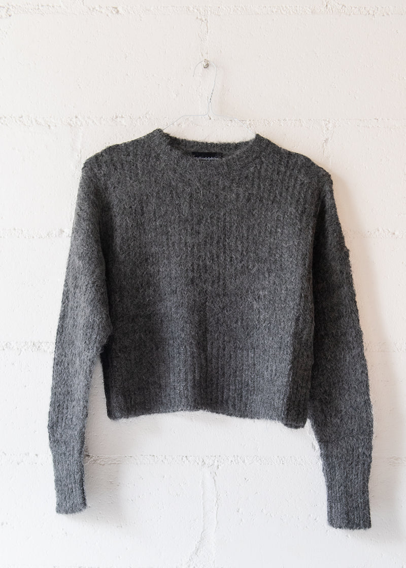 Bailey Top in Charcoal, from Atelier Delphine