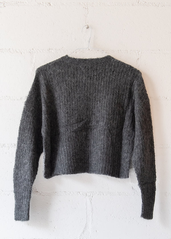 Bailey Top in Charcoal, from Atelier Delphine