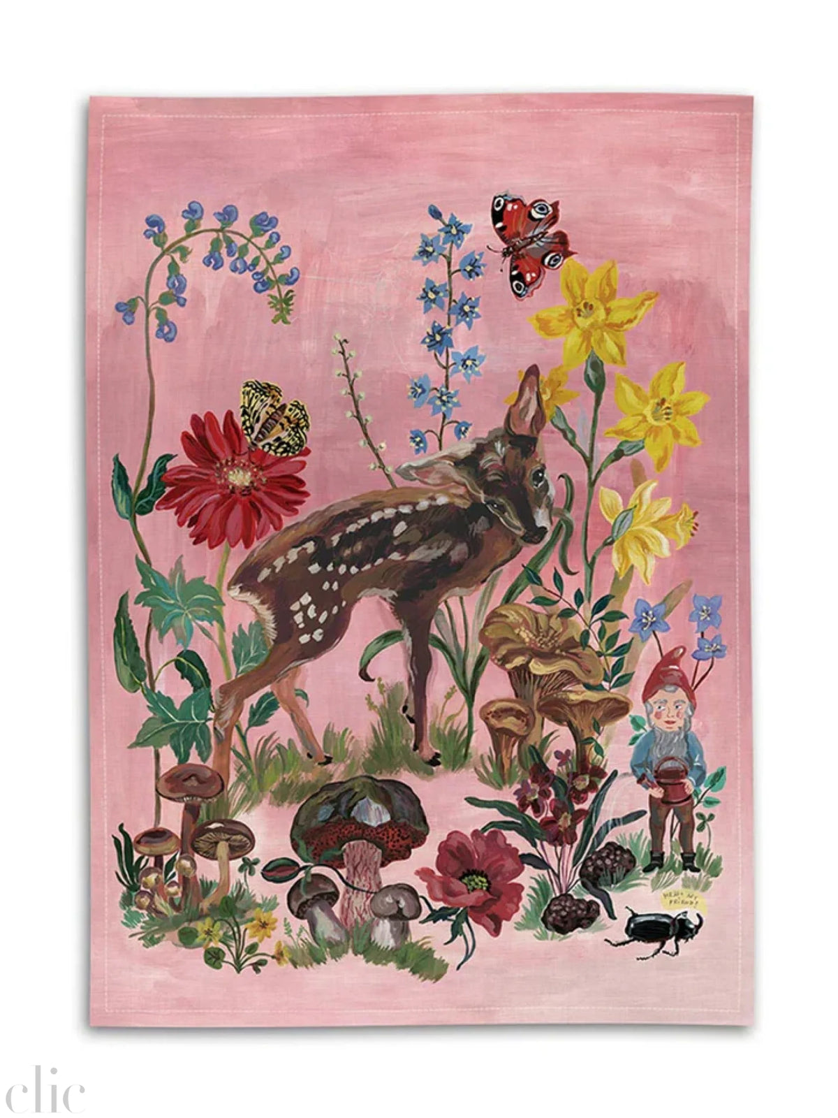 Bambi Tea Towel, from Avenida Home