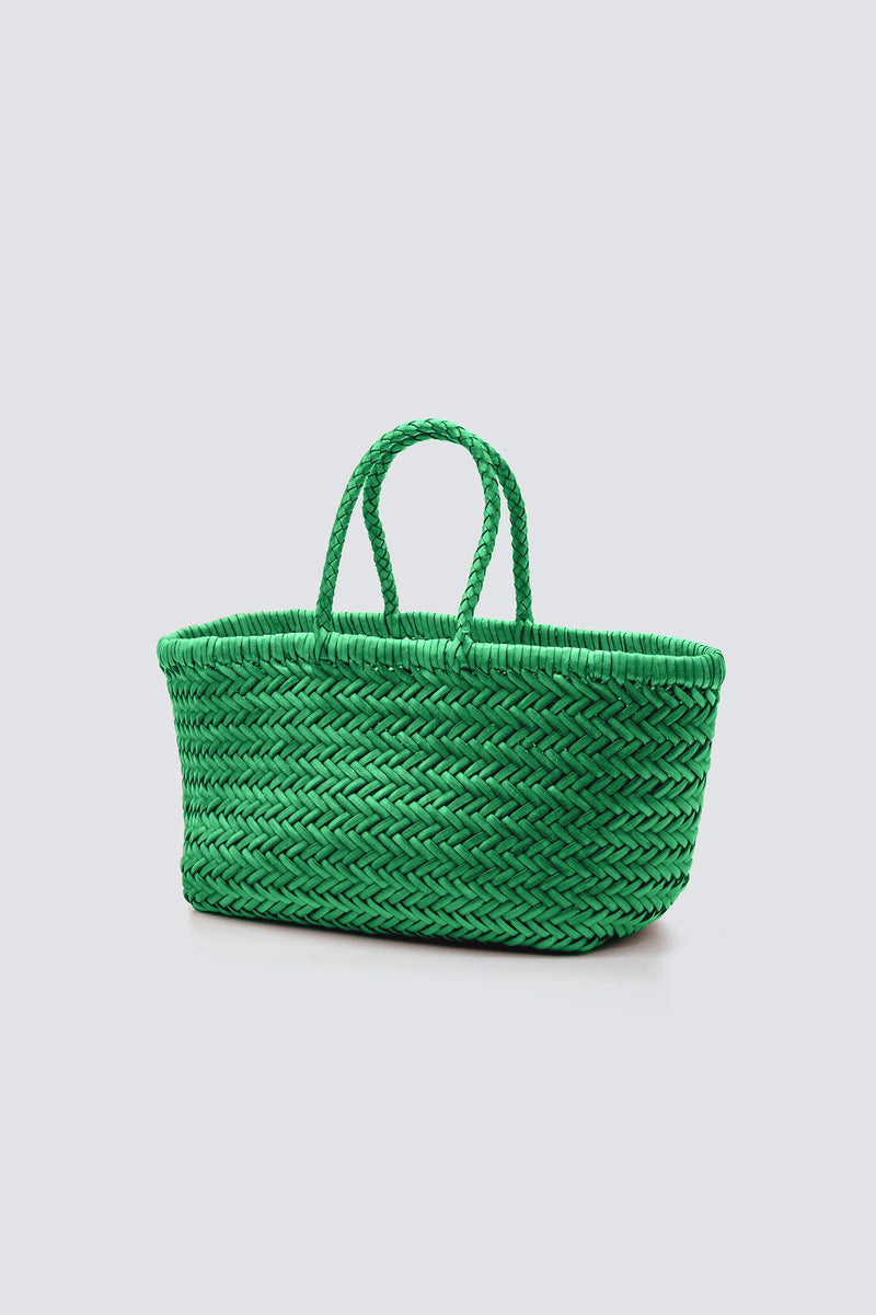 Bamboo Triple Jump Small Bag in Parrot Green, from Dragon Diffusion