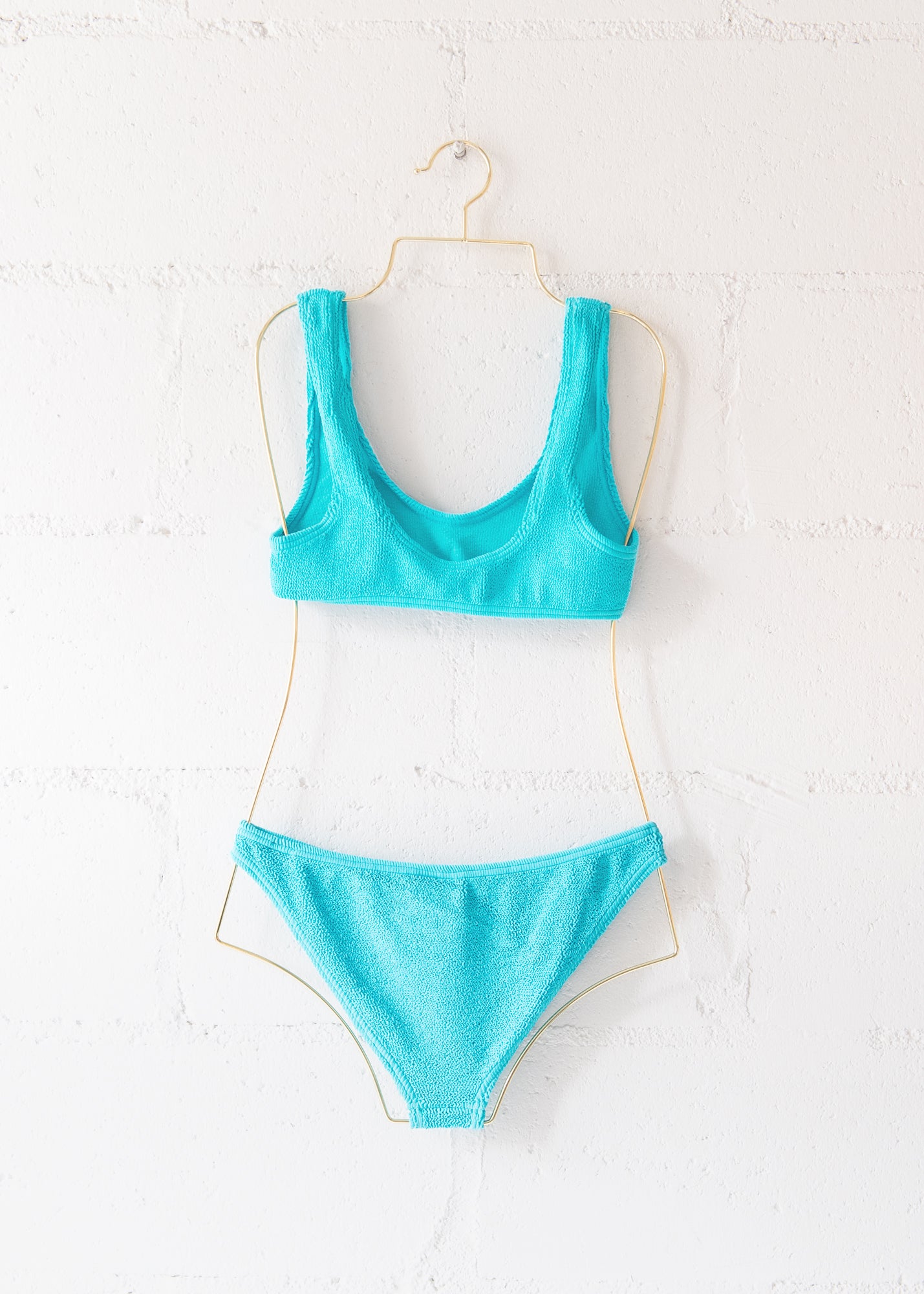 Barcelona Bikini Top in Aquamarine, from Love & Bikinis