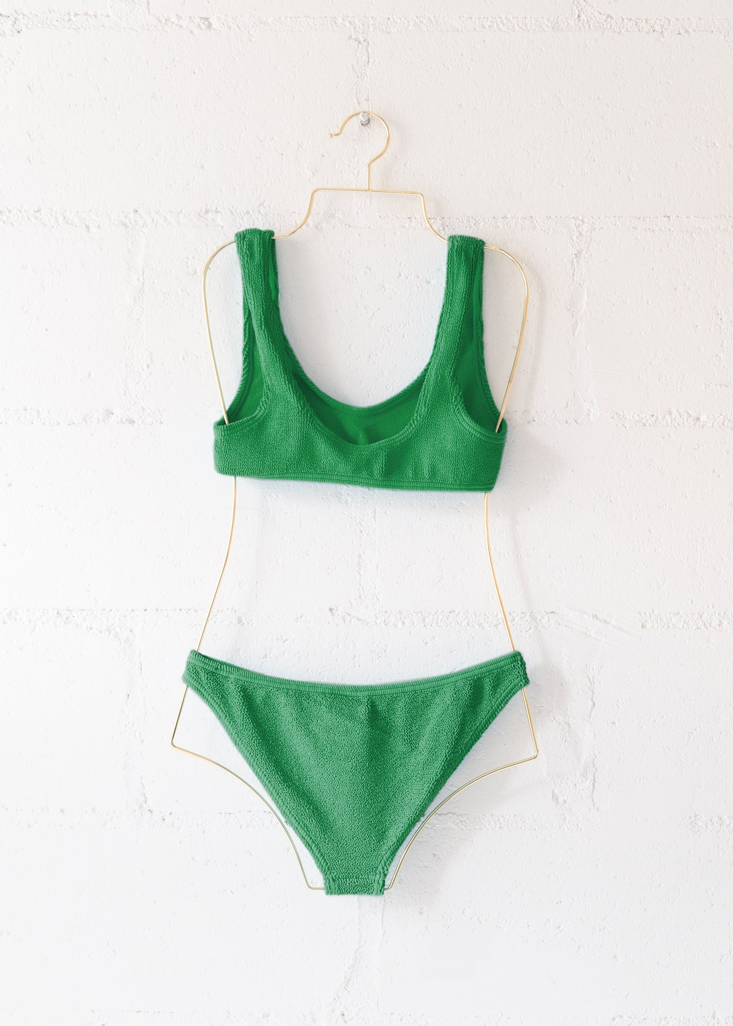 Barcelona Bikini Top in Jade Green , from Love & Bikinis