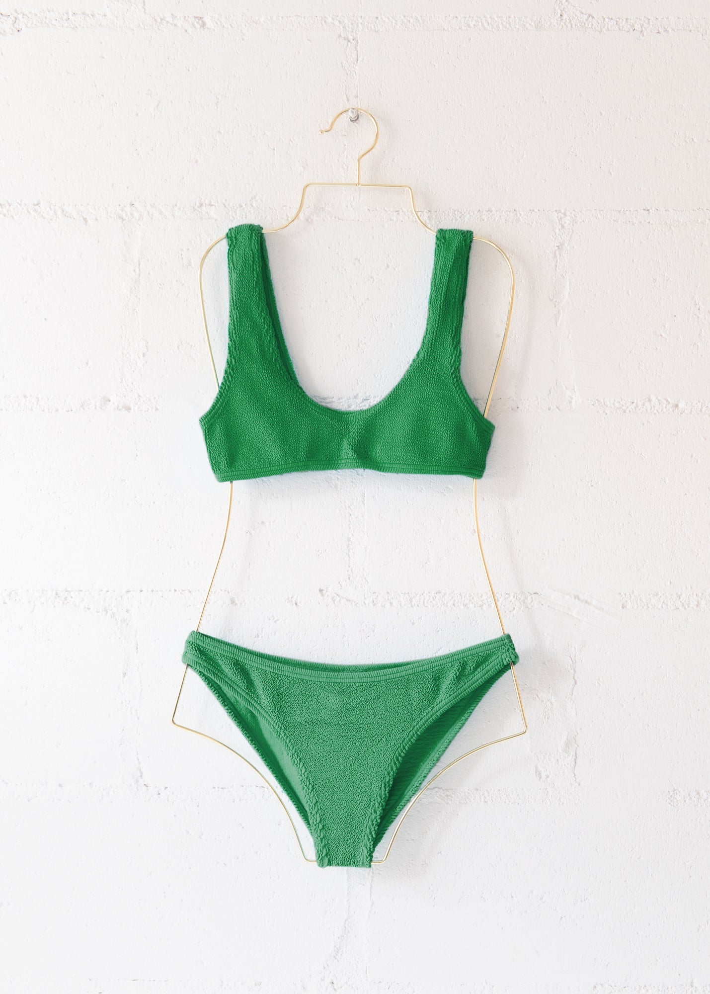 Barcelona Bikini Top in Jade Green , from Love & Bikinis