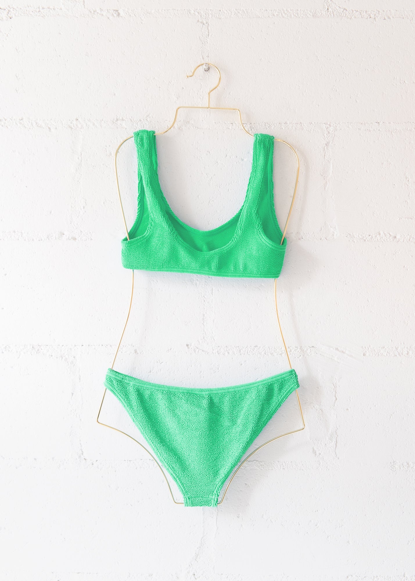 Barcelona Bikini Top in Jungle Green, from Love & Bikinis