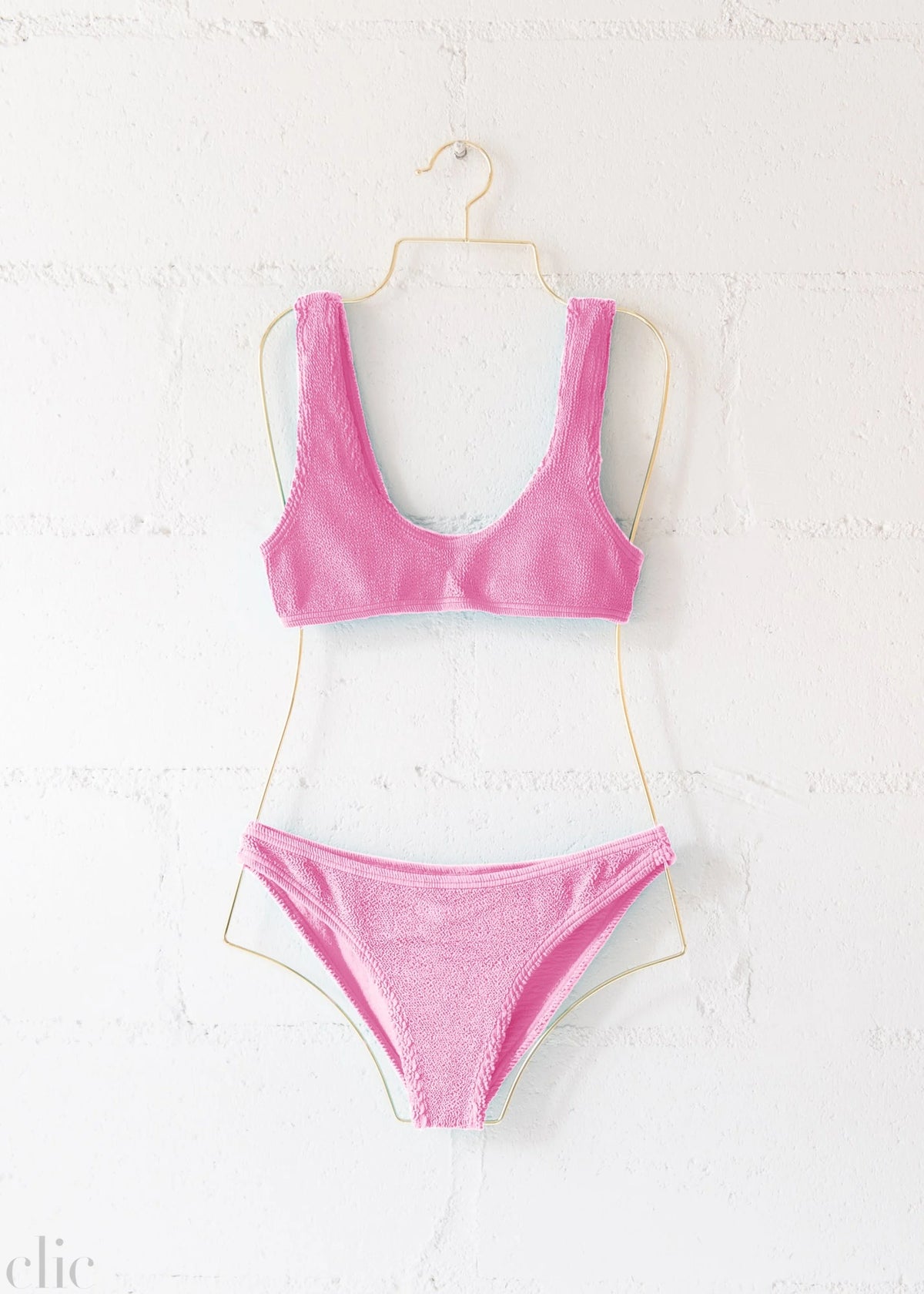 Barcelona Bottom in Strawberry Pink, from Love & Bikinis