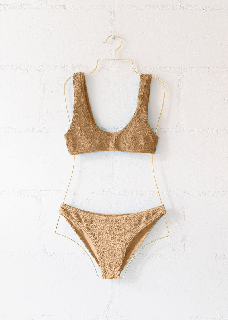 Barcelona Bikini Top in Honey, from Love & Bikinis