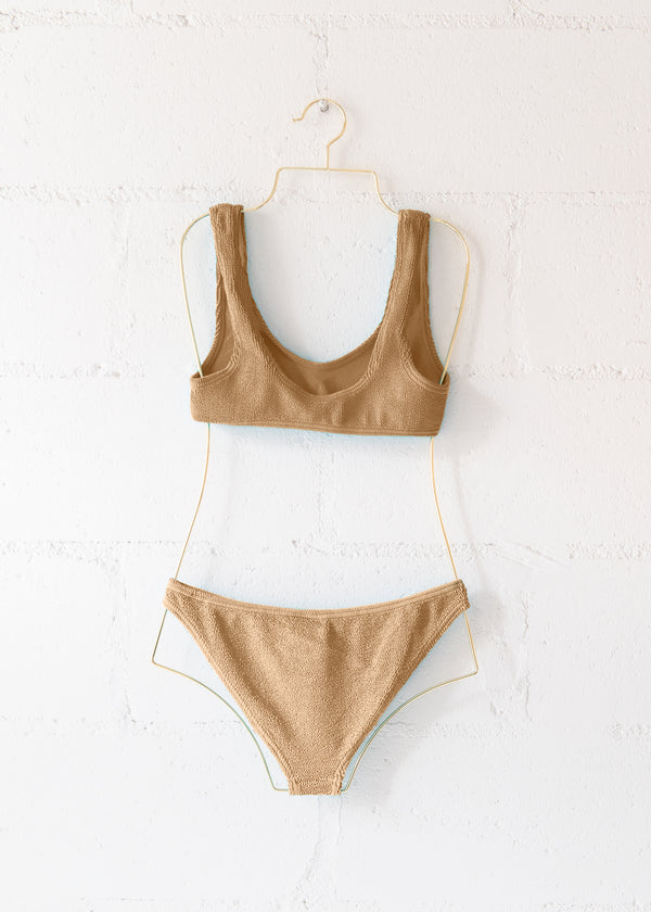 Barcelona Bikini Top in Honey, from Love & Bikinis