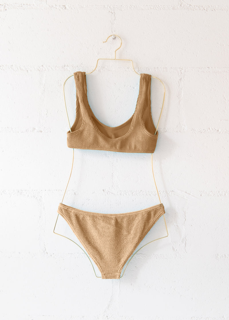 Barcelona Bikini Top in Honey, from Love & Bikinis