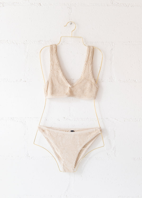 Barcelona Bikini Top in Macadamia, from Love & Bikinis