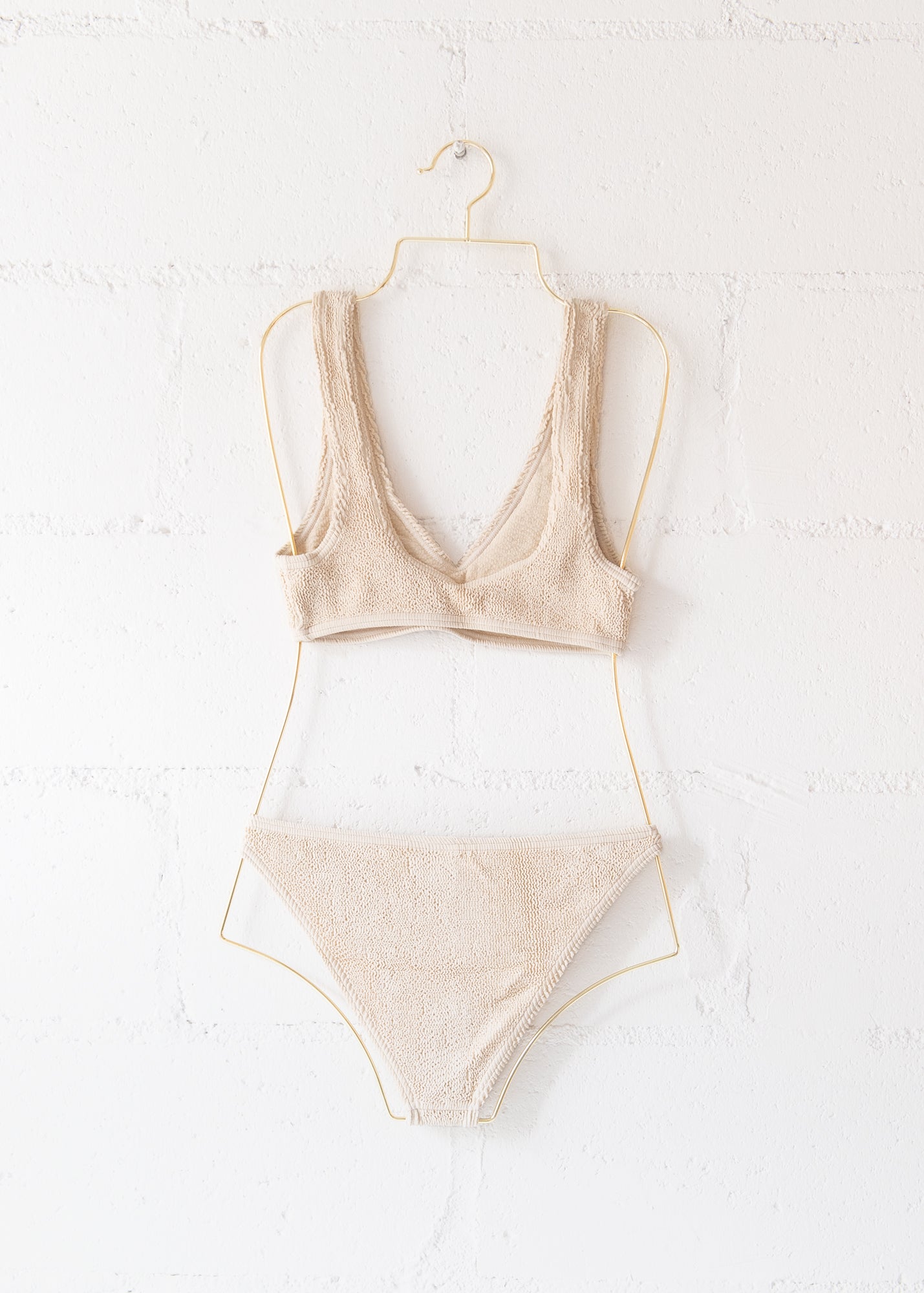 Barcelona Bikini Top in Macadamia, from Love & Bikinis