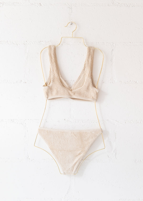 Barcelona Bikini Top in Macadamia, from Love & Bikinis