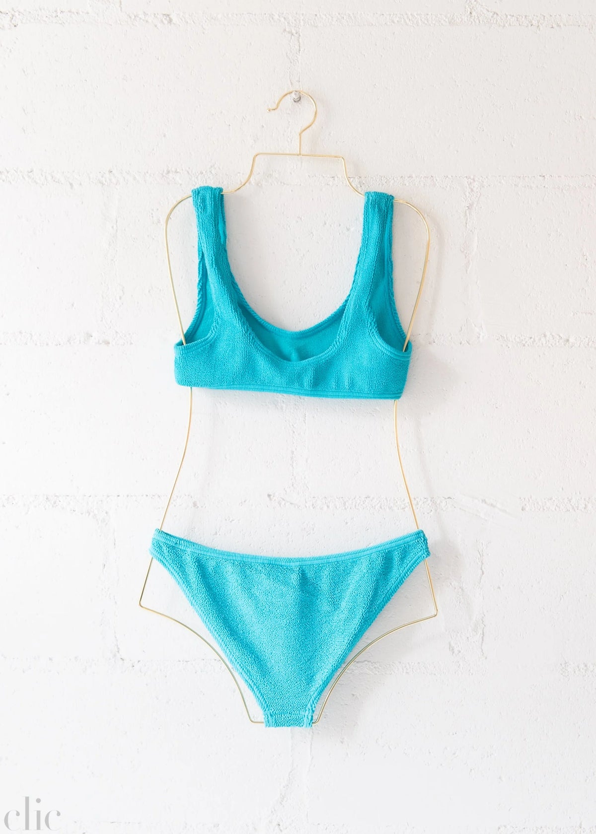 Barcelona Bikini Top in Scuba Blue, from Love & Bikinis