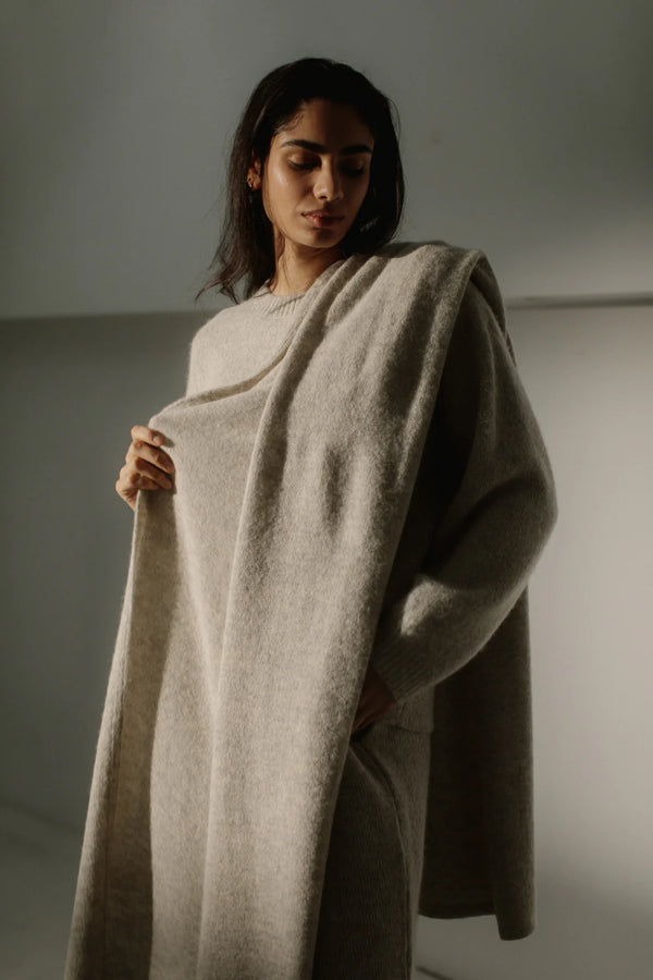Alpaca Travel Wrap, from Bare Knitwear