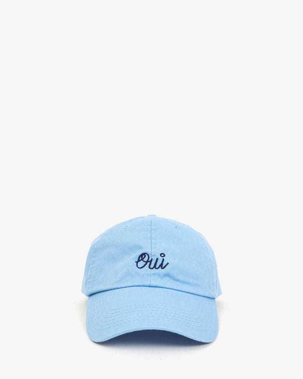 Oui Baseball Hat in Sky Blue, from Clare V