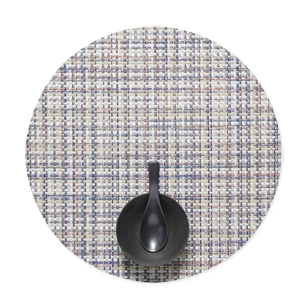 Basket Round Table Mat in Bon Bon, from Chilewich