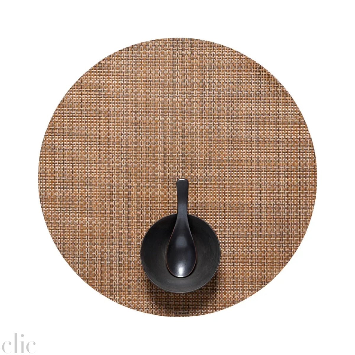 Round Basket Tablemat in Teak, from Chilenwich