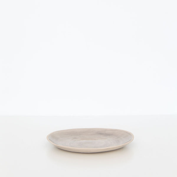 Side Plate in Beach Sand Grey, from Wonki Ware
