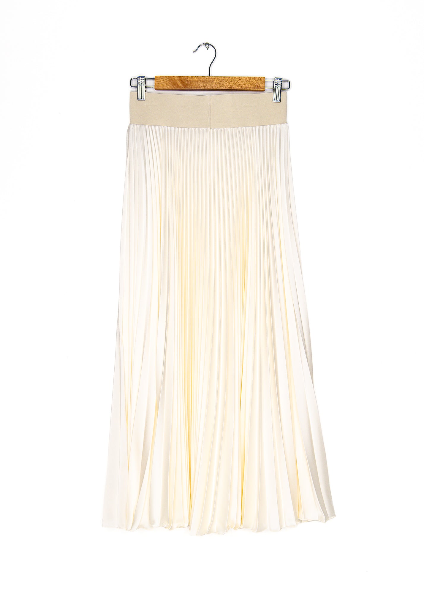 Benedetto Midi Skirt in Ivory, from Loyd Ford