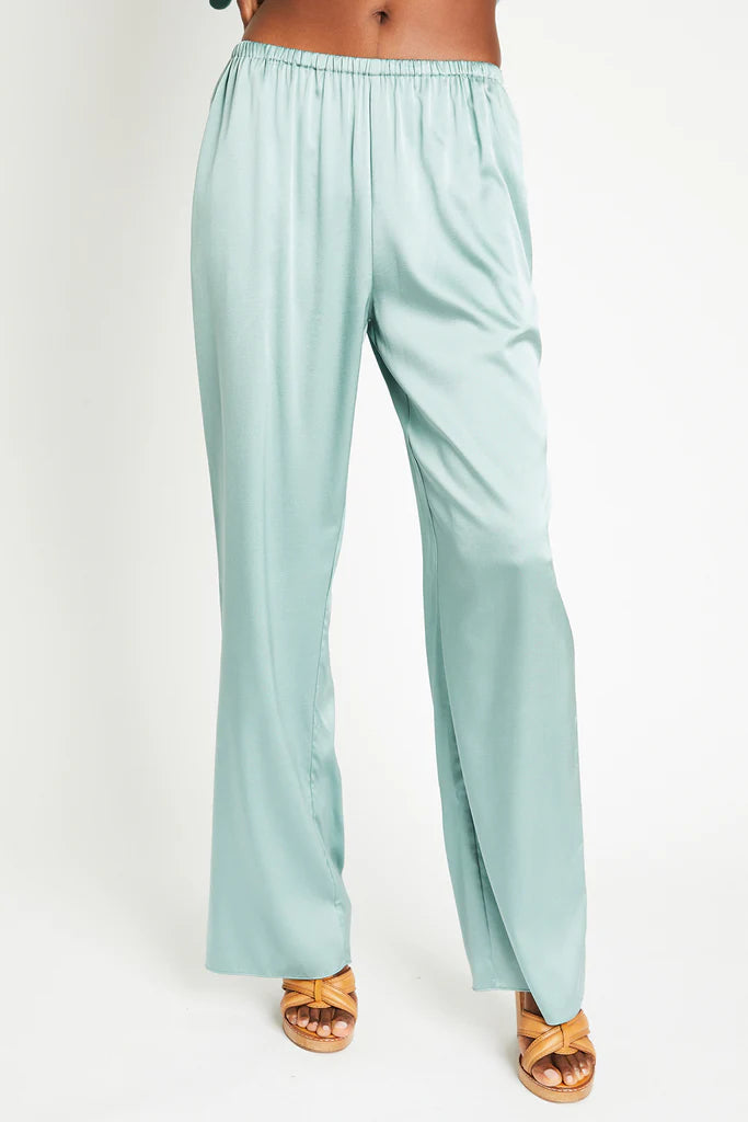 Liz Silk Pants in Mint, from Beryll