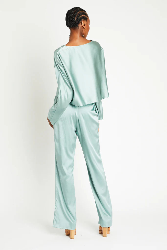 Liz Silk Pants in Mint, from Beryll