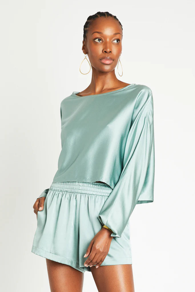 SierraLong Sleeve Top in Mint, from Beryll