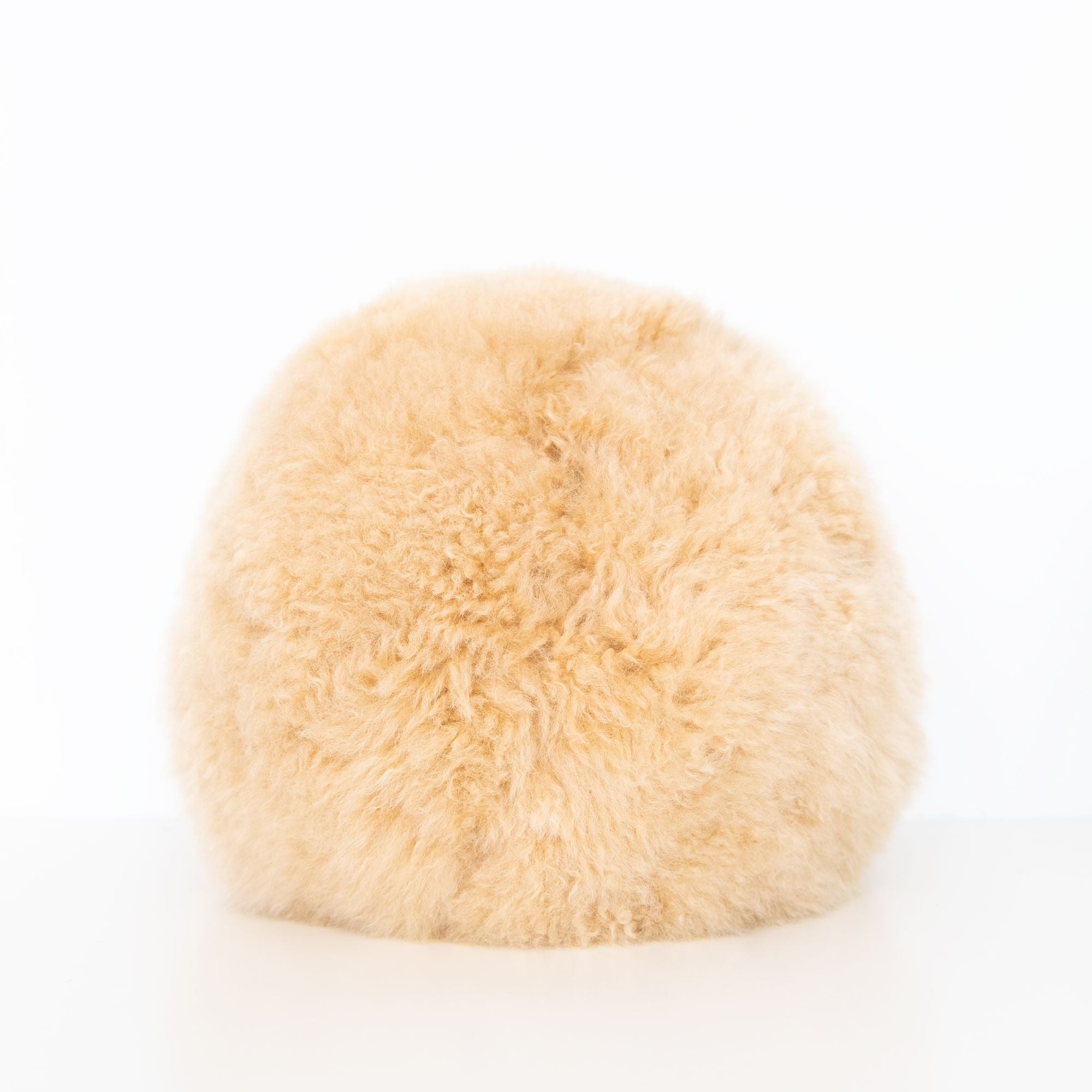 Alpaca Ball Pillow in Beige, from Inspired Peru