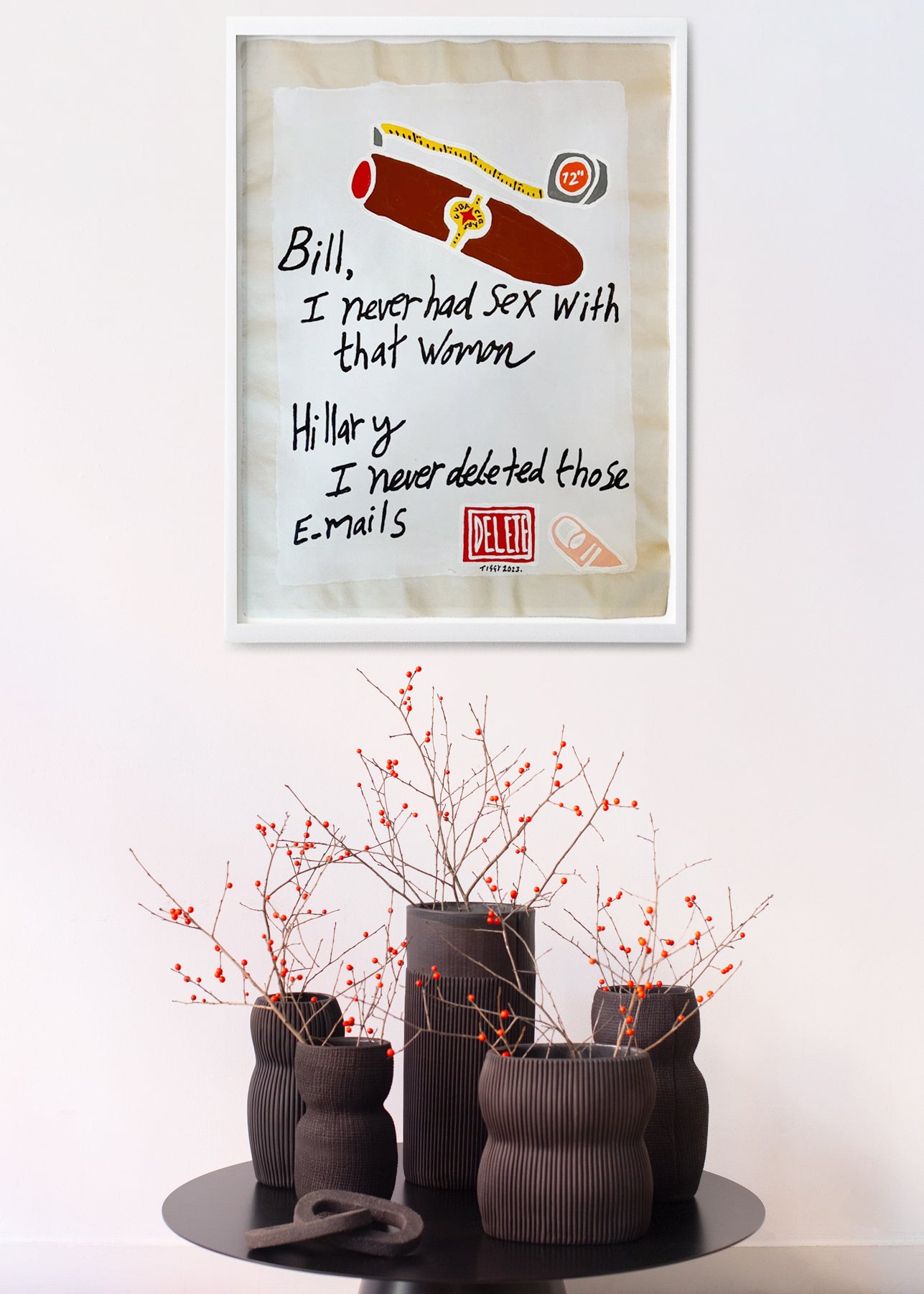 Bill Clinton - I never had sex, by Tiggy Ticehurst