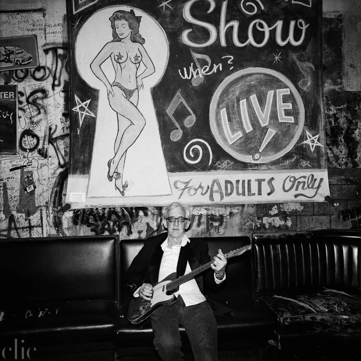 Bill Kirchen, Continental Club, Austin, TX, 2011 by Henry Horenstein
