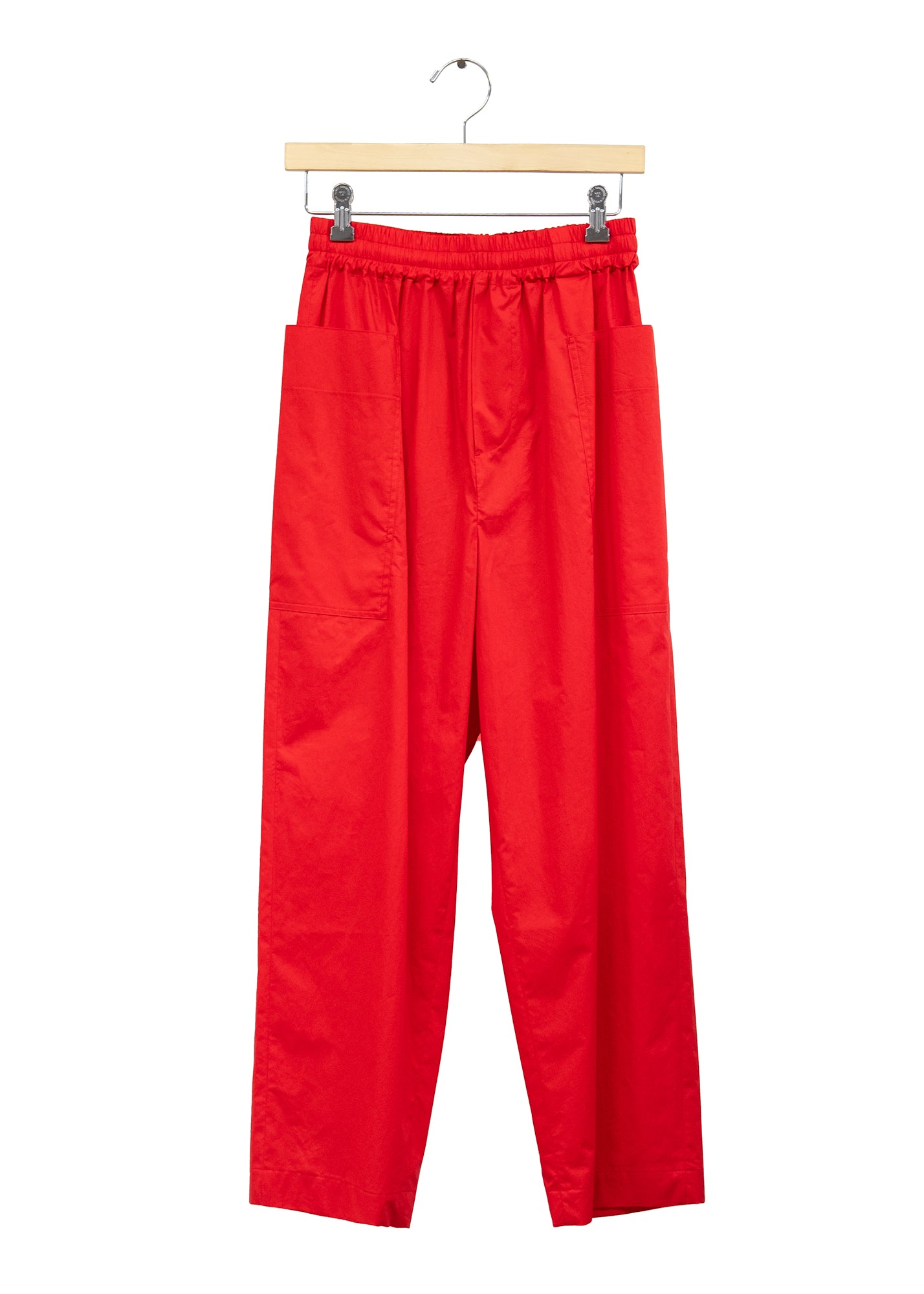 Bittersweet Poplin Pant in Red, from Nicholson & Nicholson
