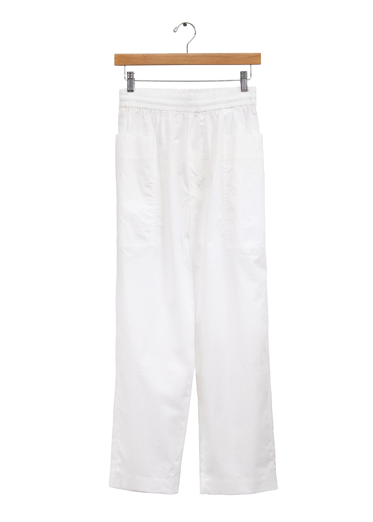 Bittersweet Poplin Pant in White, from Nicholson & Nicholson