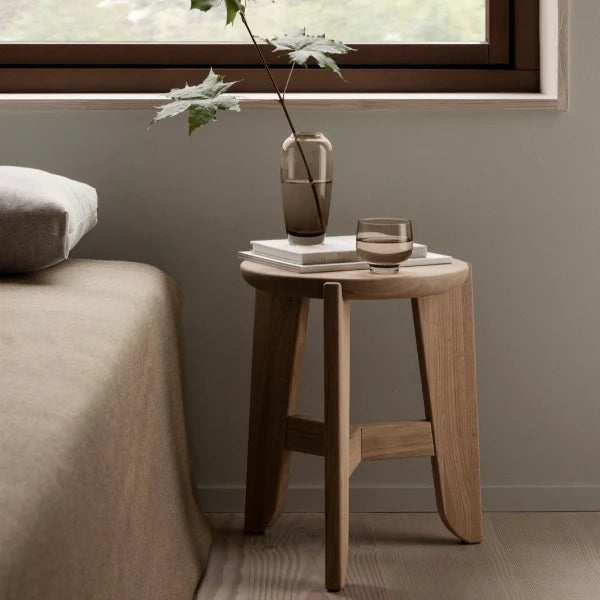 Eli Oak Stool, from Blomus