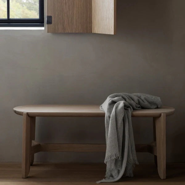 Eli Oak Bench, from Blomus