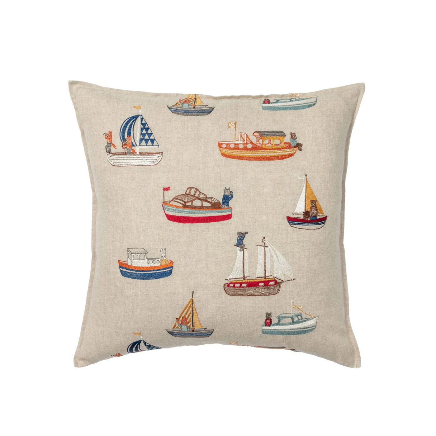Boats Pattern Pillow, from Coral & Tusk