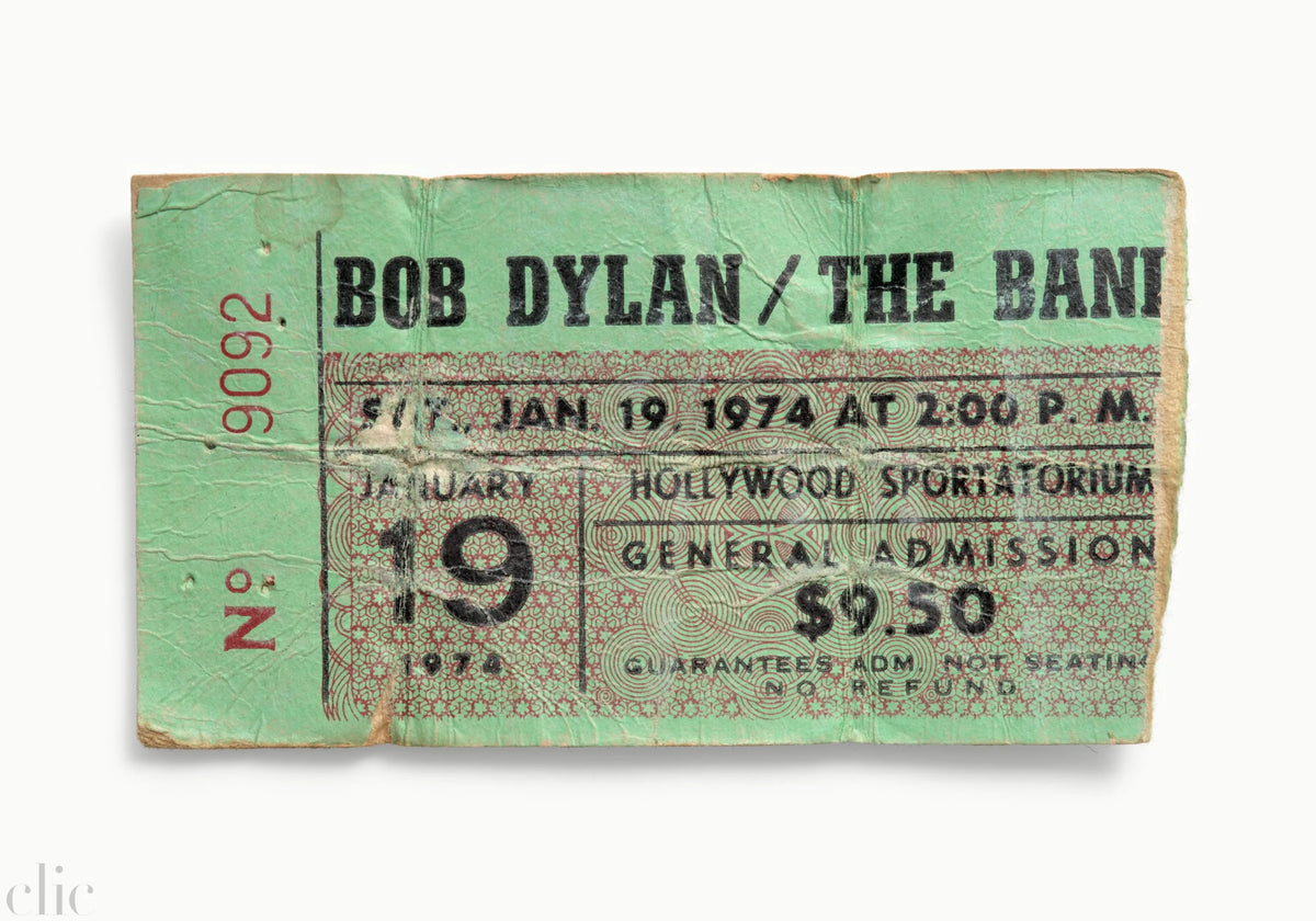 Bob Dylan & The Band, Hollywood Sportatorium, Pembrook Pines, FLA 1974 by Blaise Hayward