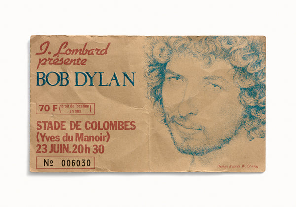 Bob Dylan, Stade De Colombes, Colombes, France 1981