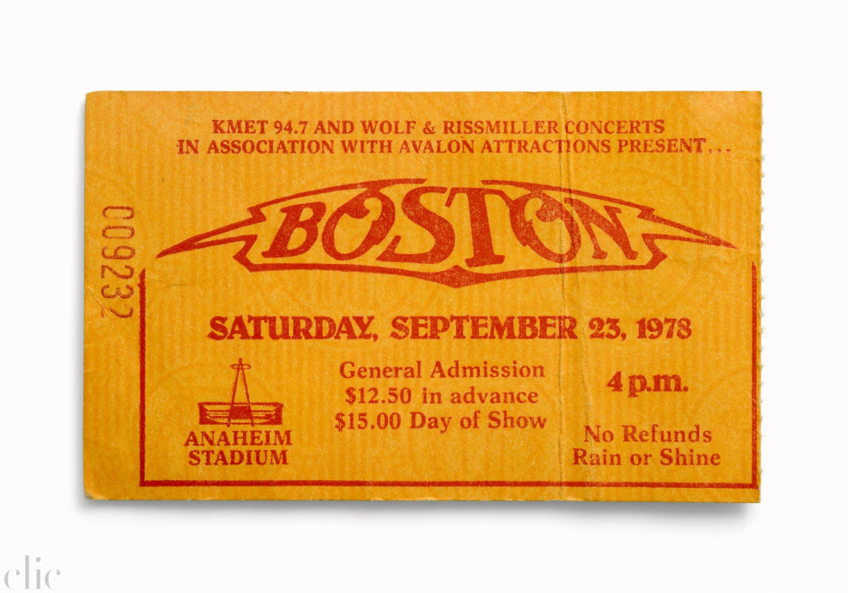 Boston, Anaheim Stadium, Anaheim, CA 1978 by Blaise Hayward