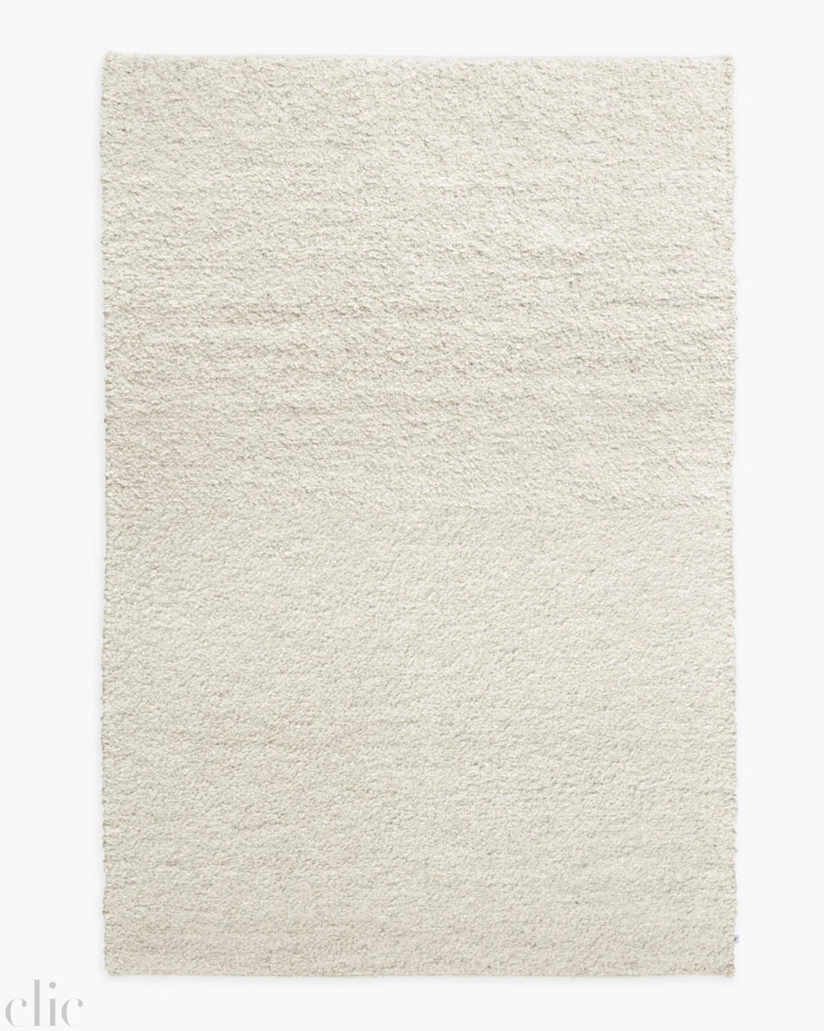 Boucle Area Rug in Silver