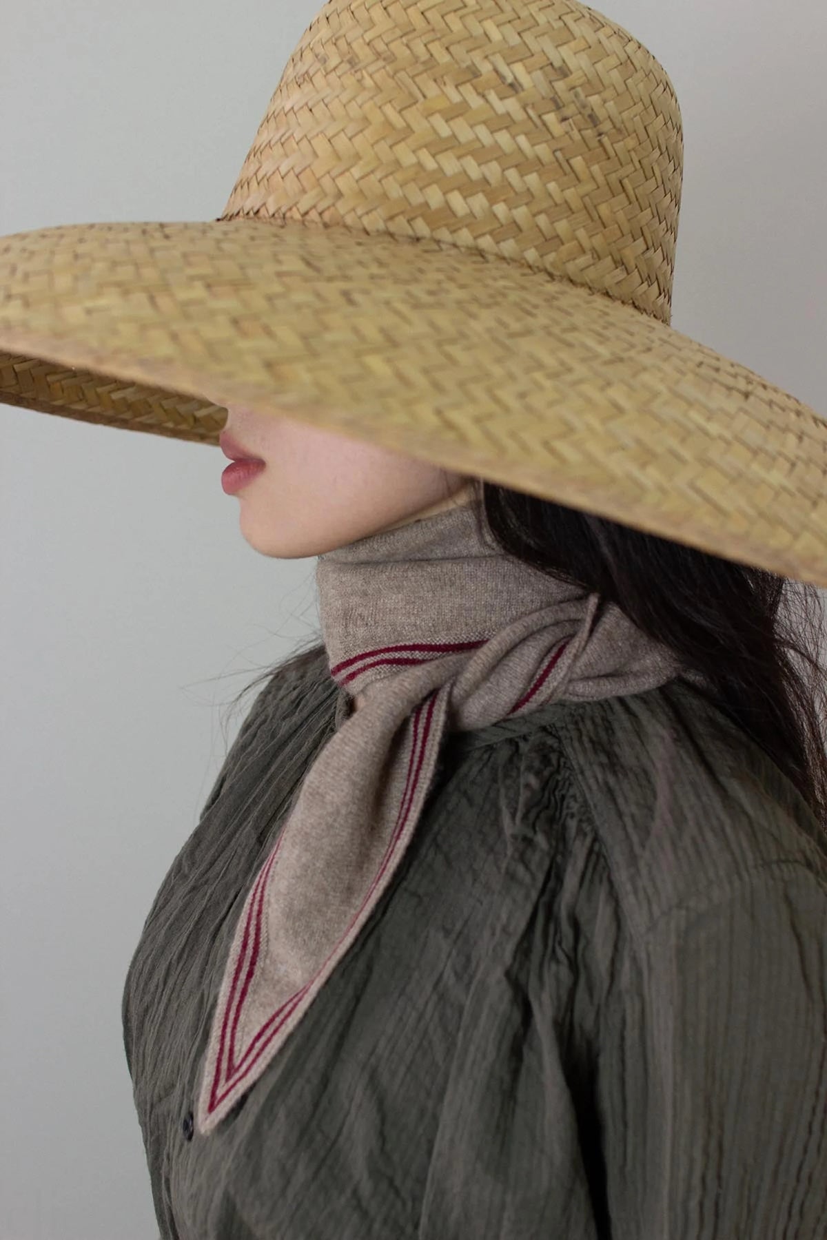 Bronte Cashmere Scarf in Mocha, from Oats & Rice