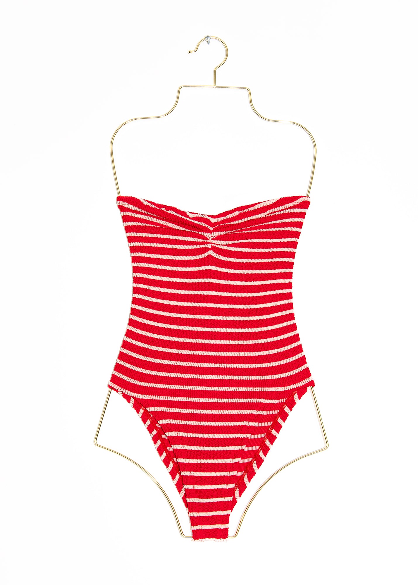 Brooke Swimsuit with Red & White Stripes, from Hunza G