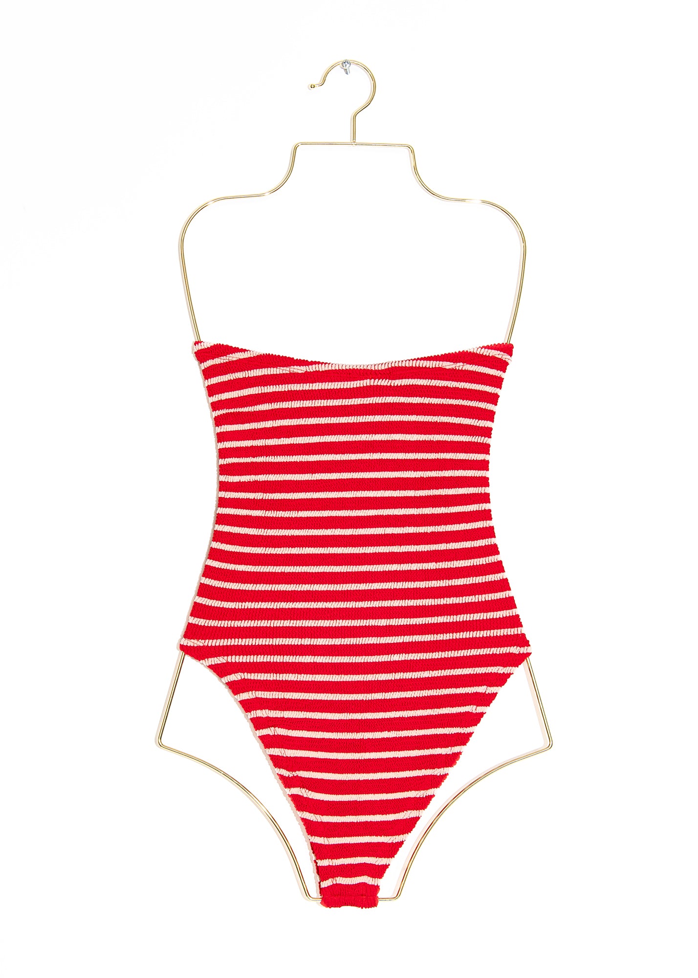 Brooke Swimsuit with Red & White Stripes, from Hunza G