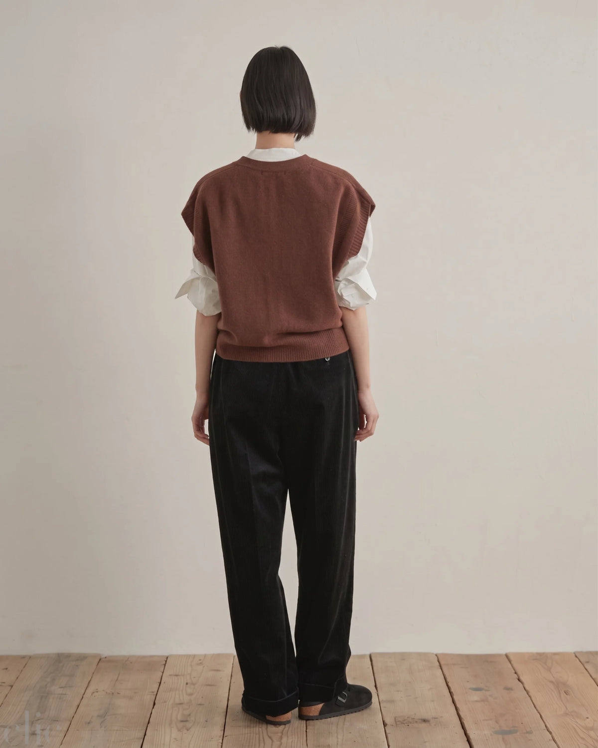 Zoe Knit Top in Brown, from Nicholson & Nicholson