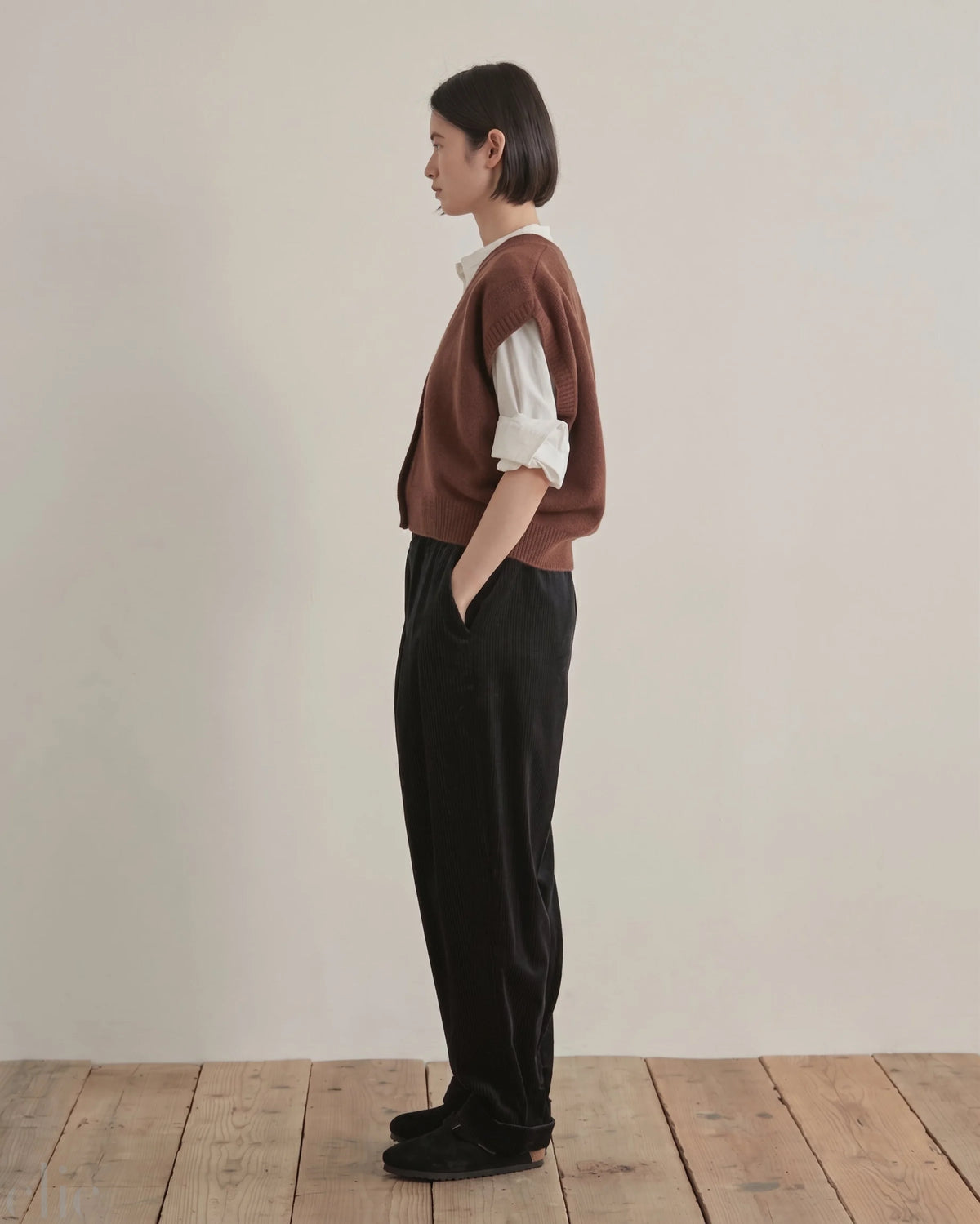 Zoe Knit Top in Brown, from Nicholson & Nicholson