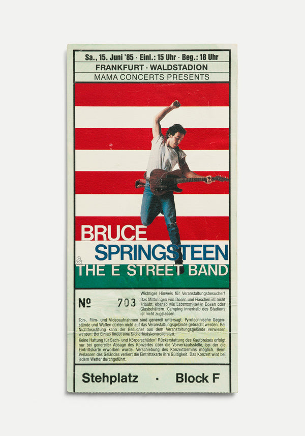 Bruce Springsteen & The E Street Band, Frankfurt, Germany 1985 by Blaise Hayward