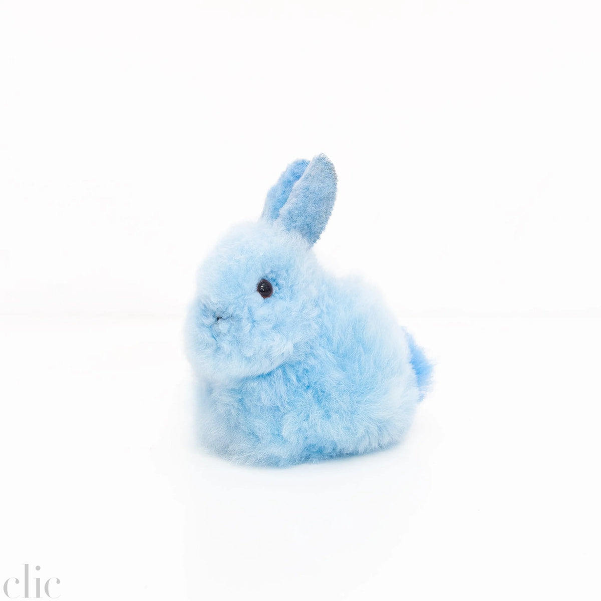 Alpaca Stuffed Bunny in Light Blue
