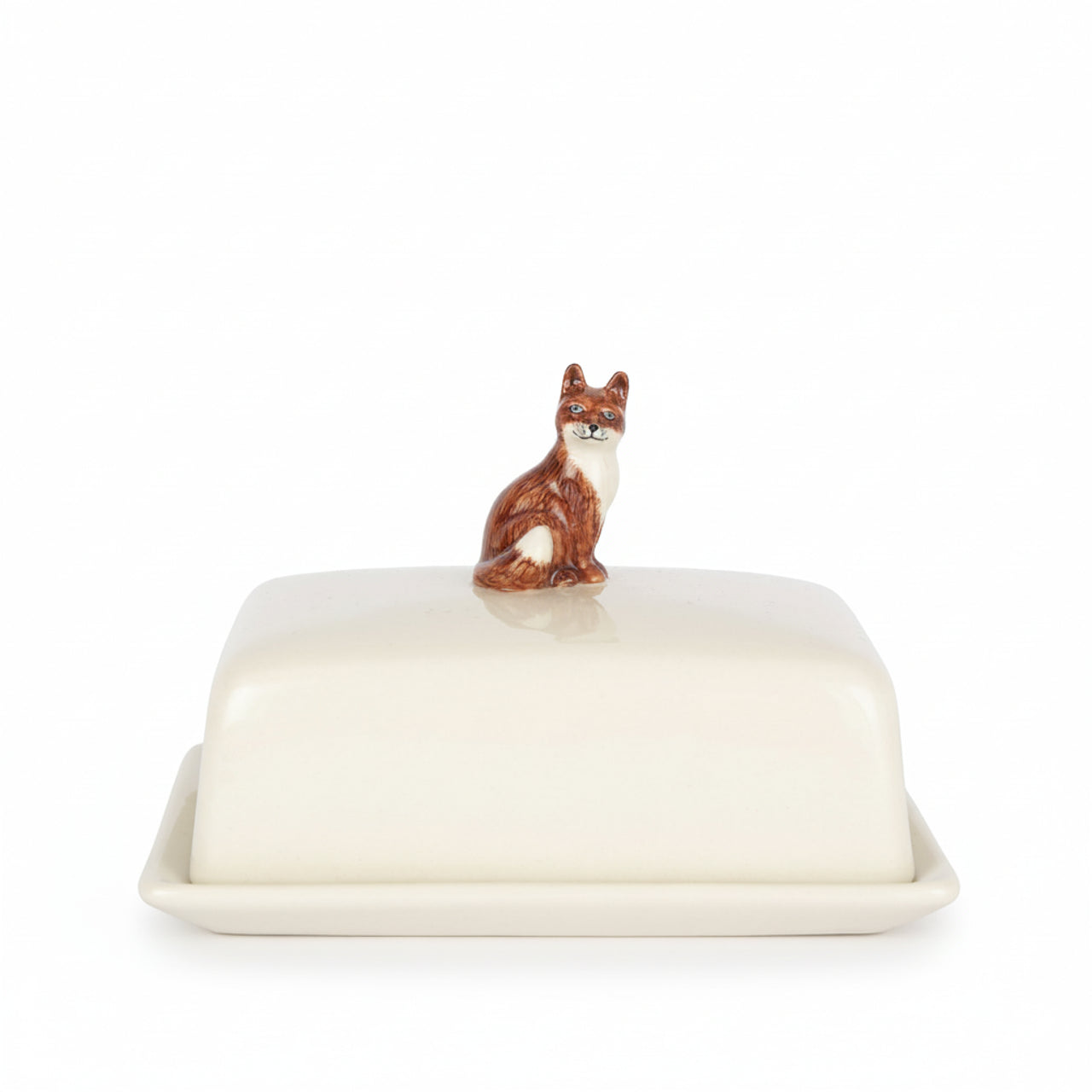 Butter Fox Dish, from Quail Ceramics