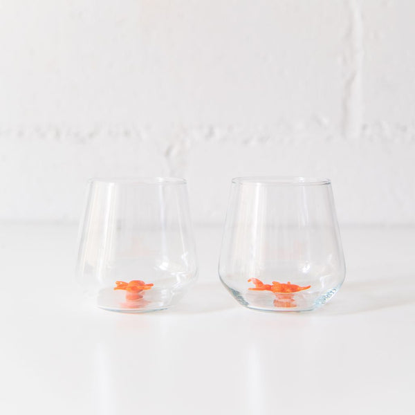 Lobster Drinking Glass